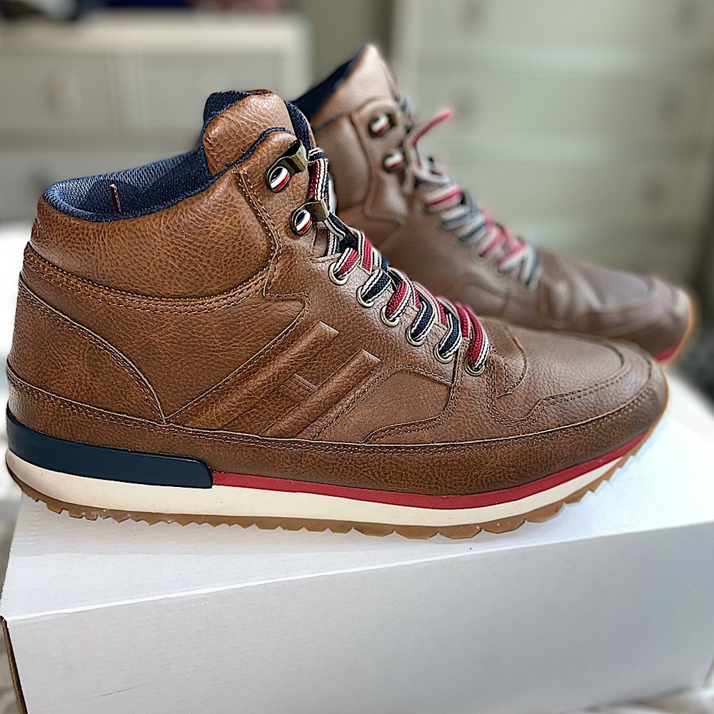 Tommy Hilfiger | Owens sneakers men’s sz 12 brown cognac shoes